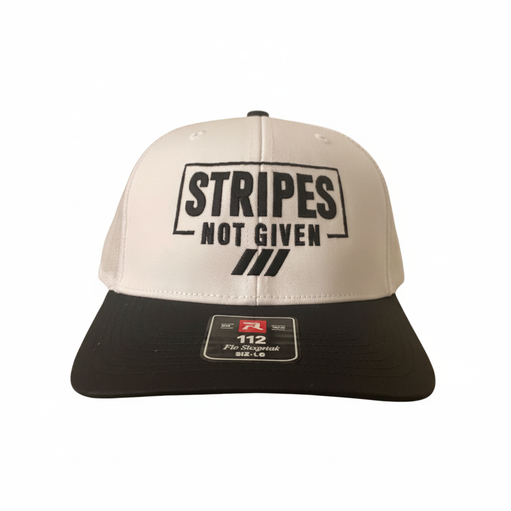 STRIPES NOT GIVEN — White Hat | TheStripesInMe